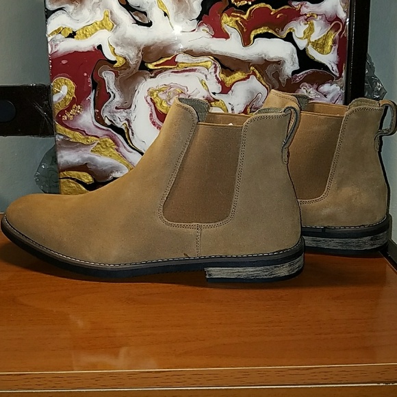 Mens Urban Suede Chelsea Ankle Boots - Picture 4 of 7